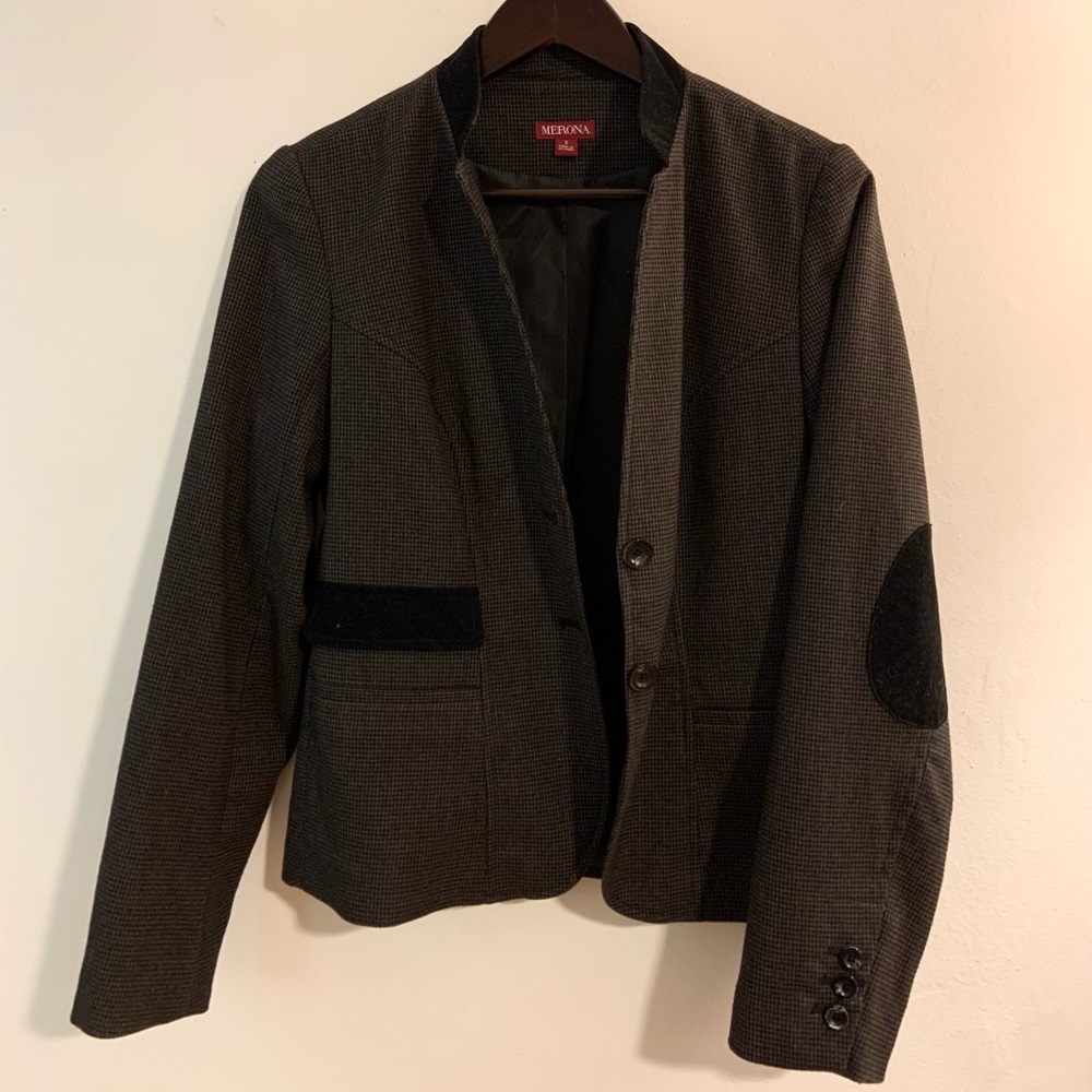 Merona size S brown and black women’s blazer